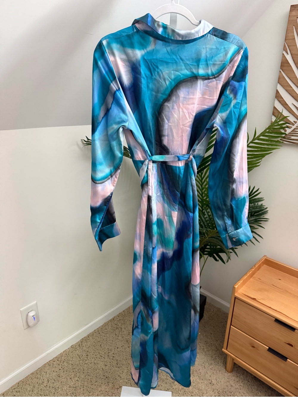 Pietro Brunelli Milano Royal Blue Anne Maternity Dress gender reveal pregnant XL - Picture 4 of 6